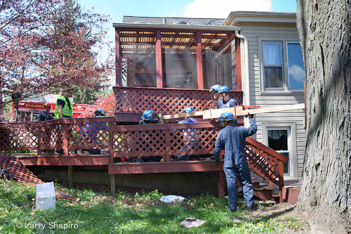 structural collapse on Hazel Crest Road in Long Grove 4-9-12